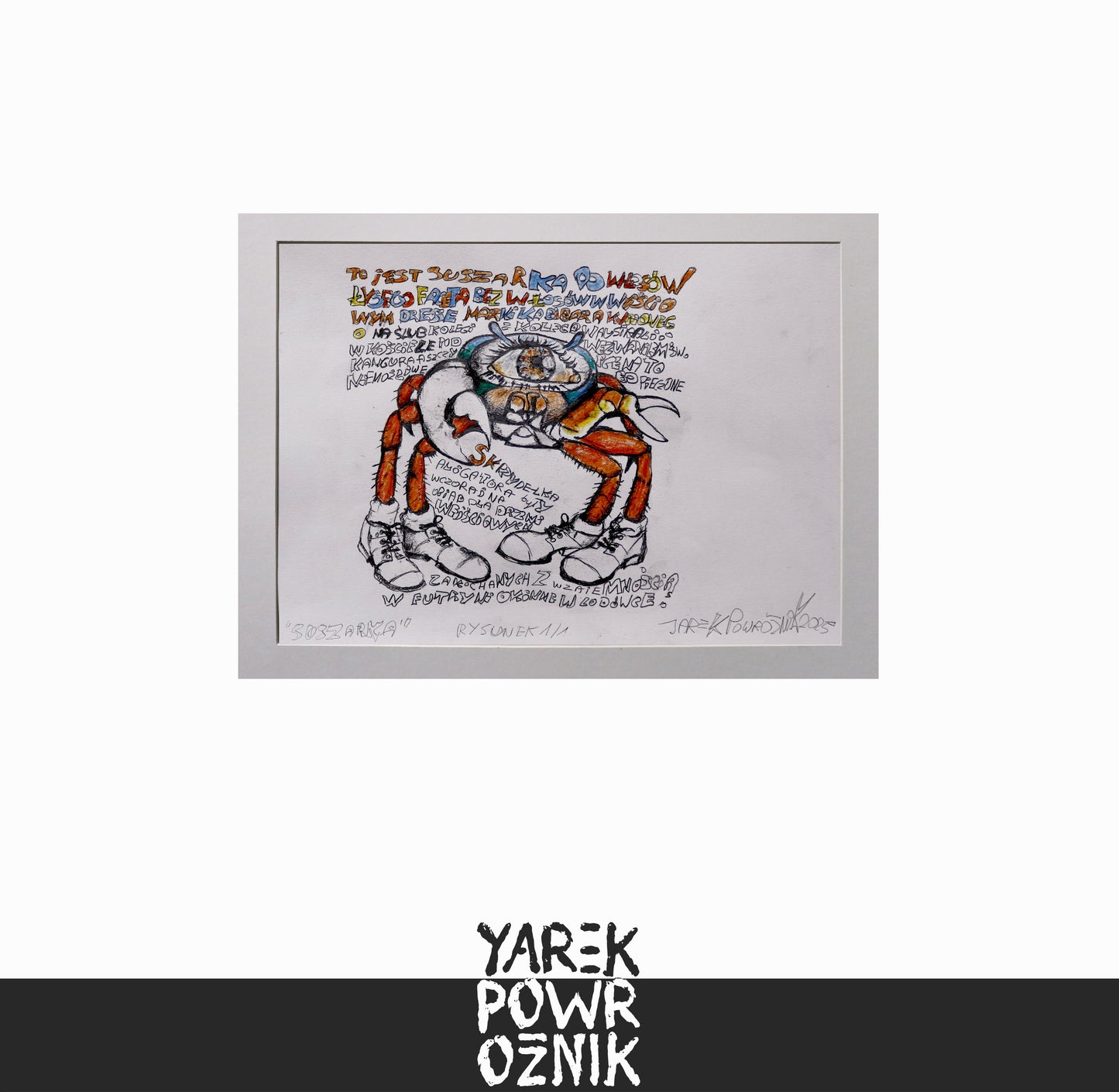 Suszarka- rysunek ołówkiem na papierze